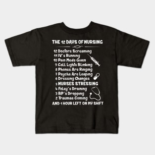 The 12 Days Of Nursing Kids T-Shirt